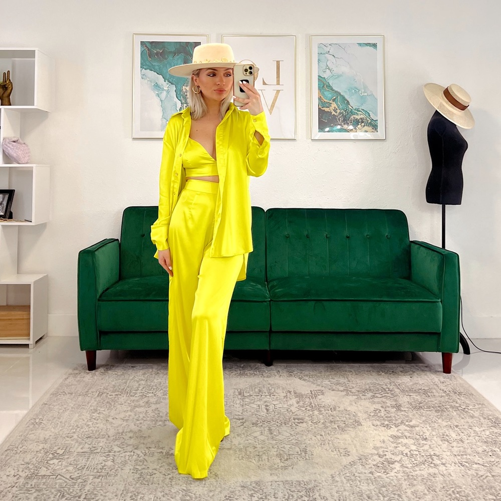 Yellow Women's Jacket & Coat - Picture 7 of 8